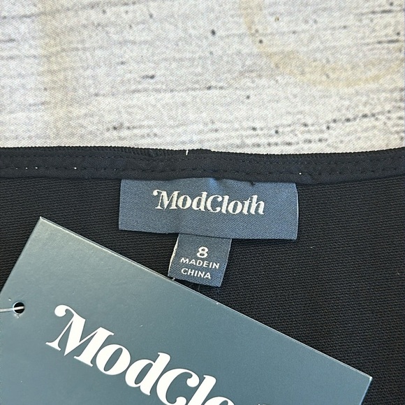 Modcloth Black Button Up Denim Dress • Sz 8 • NWT! - Picture 8 of 16